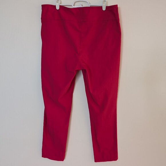 Le Chateau - Pink Stretchy Ankle Pants / Pantalon extensible cheville rose - Picture 3 of 6